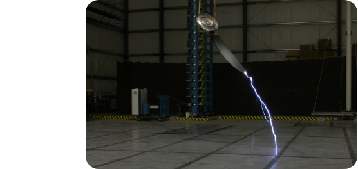 Hartzell Propeller is tested for lightning strike